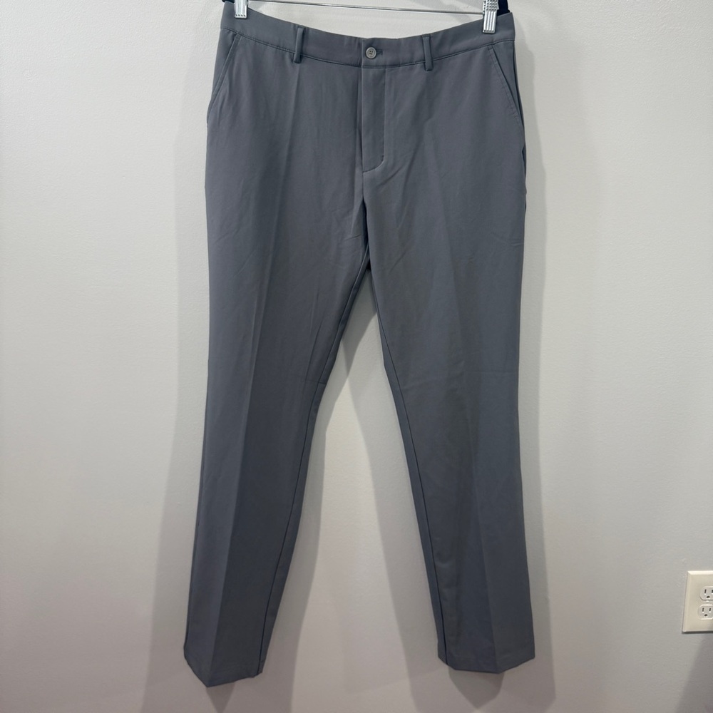 Greg Norman Performance Golf Pants 34x32 Gray NWT Stretch Waistband